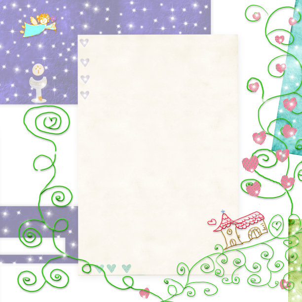 第一张圣餐邀请卡图片下载