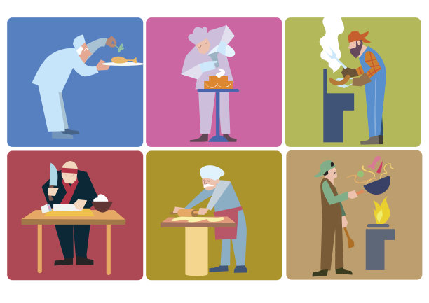 世界各地的厨师素材图片