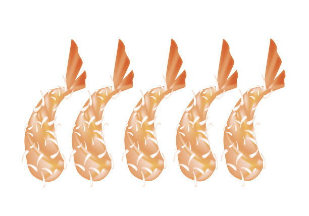 白底炸虾图片下载