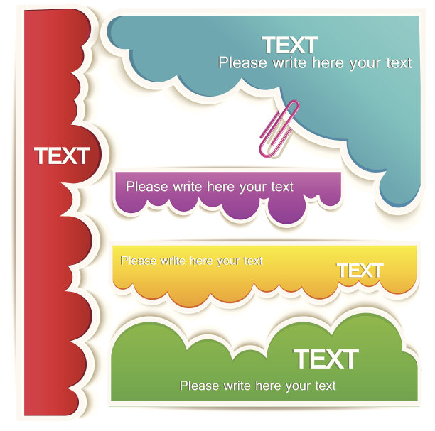 五彩缤纷的演讲泡泡图片下载