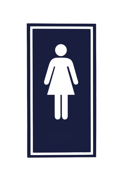 女士洗手间指示牌图片下载