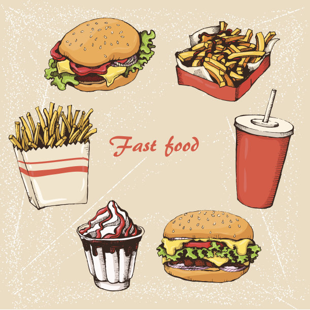快餐8图片下载