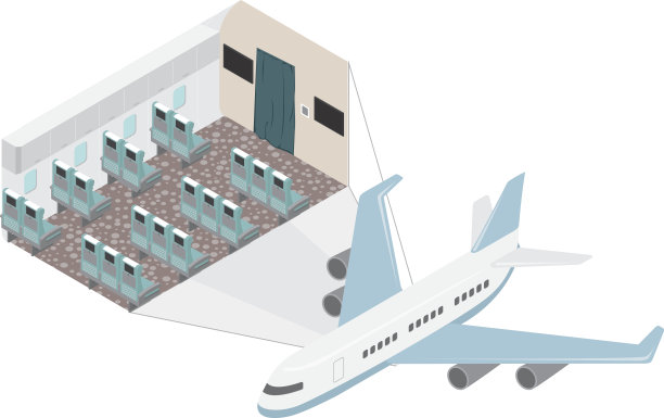 飞机在跑道上飞行的飞机图片下载