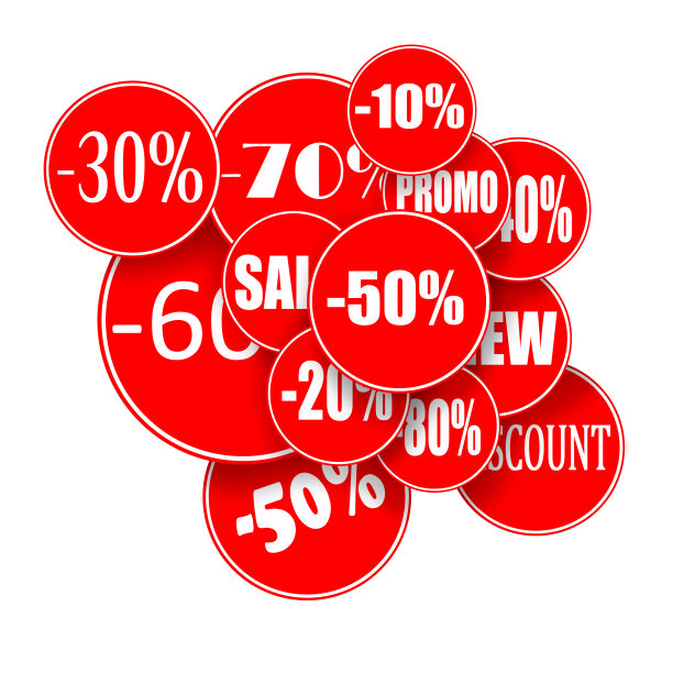 红色的贴纸图片下载