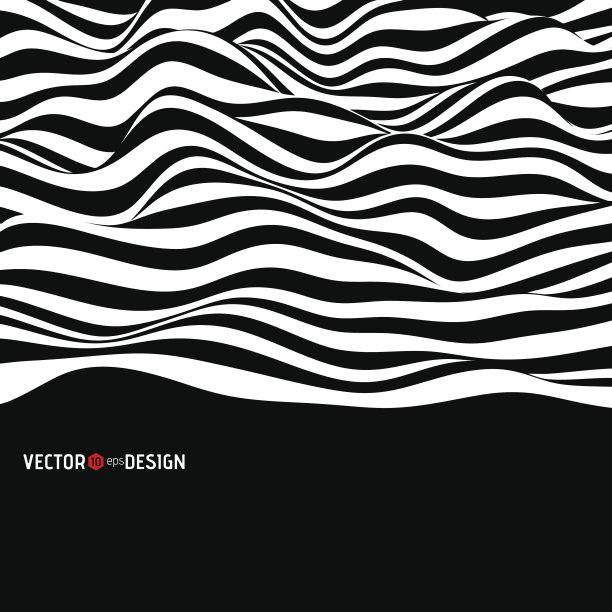 矢量抽象波背景图片下载