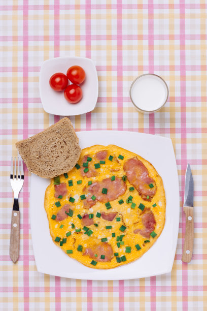 新鲜煎蛋卷图片下载