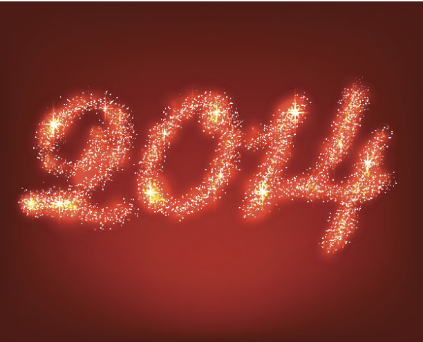 2014年新年快乐。图片下载