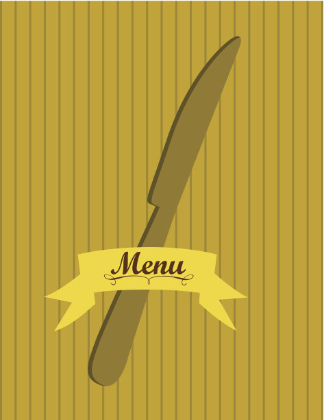 复古的菜单图片下载