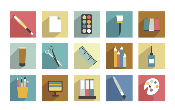 互联网，网站图标集。图片下载