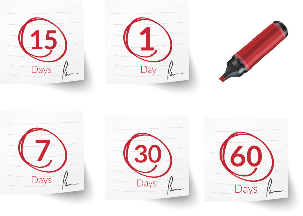 截止日期须知-设定图片下载