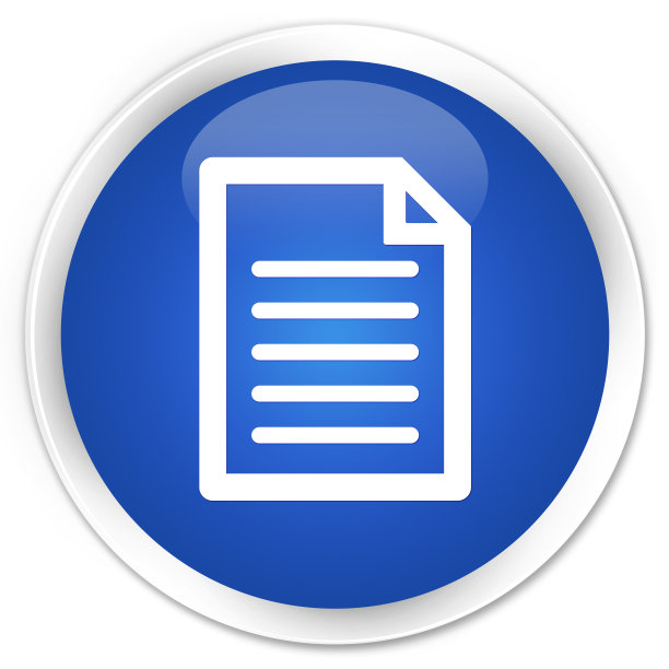 页面图标高级蓝色圆形按钮图片下载