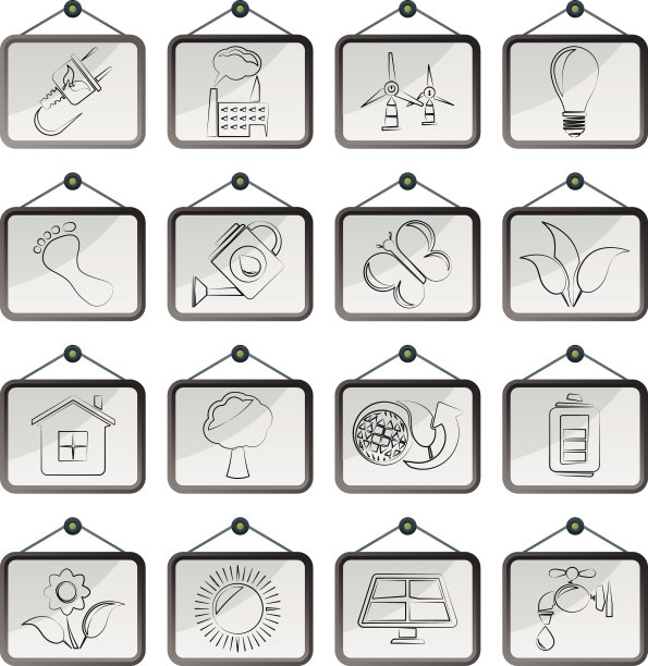 绿色、生态和环境标志图片下载