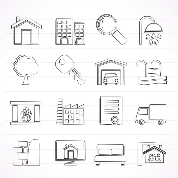 房地产的图标图片下载