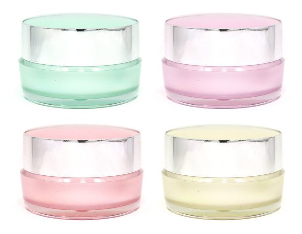 一套彩色面霜瓶图片下载