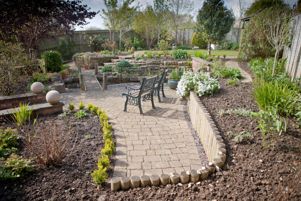 美丽的景观花园图片下载