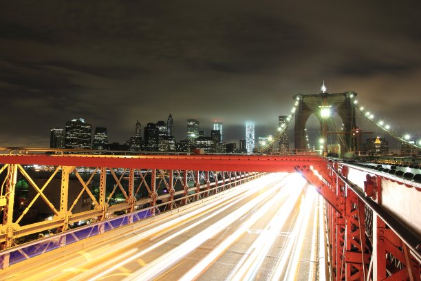 纽约的夜景图片下载