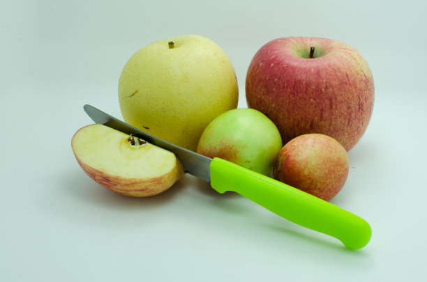 水果及水果刀图片下载