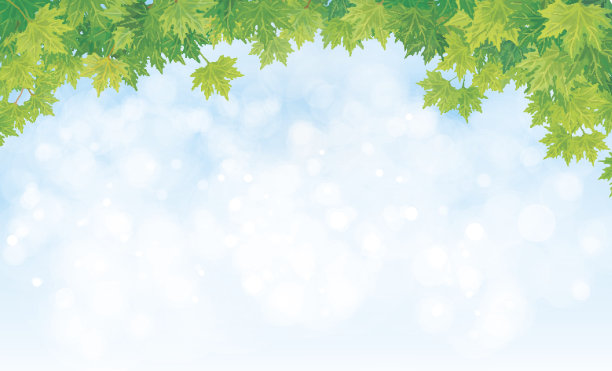 向量的自然背景。素材图片