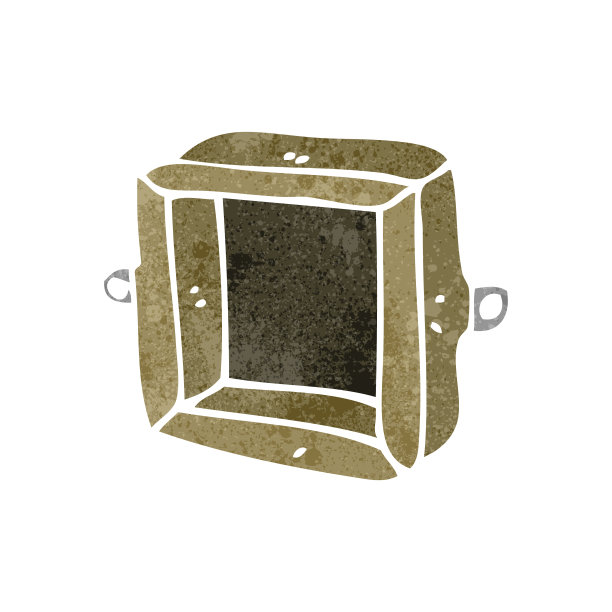 复古卡通画框图片下载