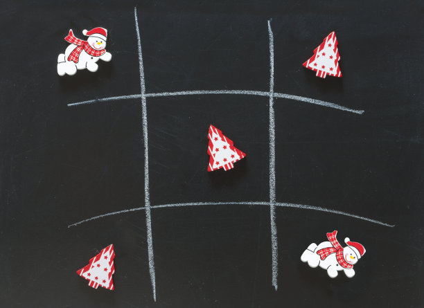 圣诞的井字游戏图片下载