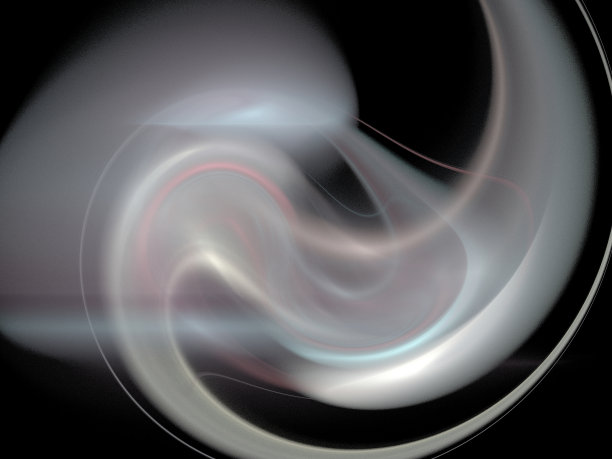 黑色上的数字分形图片下载