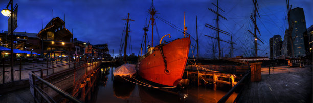 美国纽约南街海港图片下载