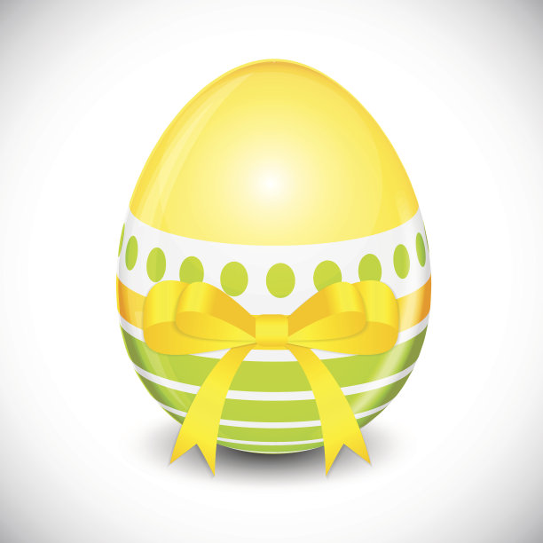 美丽的复活节彩蛋背景矢量插图图片下载