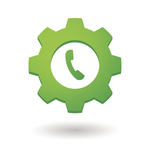 齿轮图标与手机图片下载