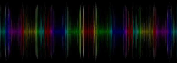 摘要彩色声音均衡器显示。图片下载