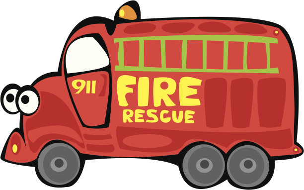 卡通矢量红色火轨道孤立在白色背景图片下载