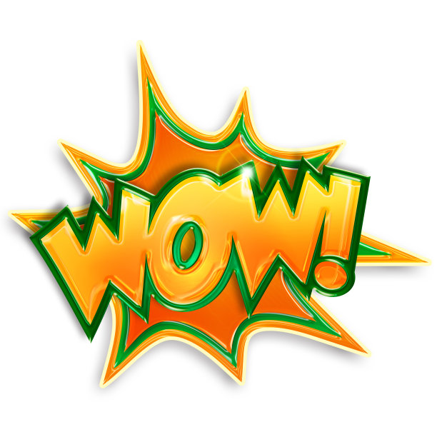 彩色卡通哇图片下载