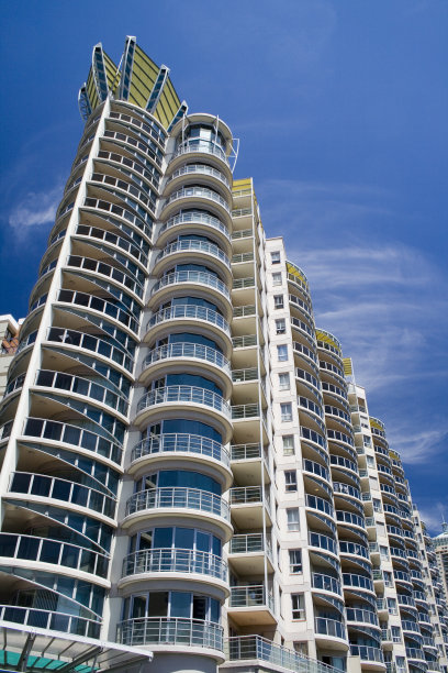 现代高层公寓大楼悉尼澳大利亚图片下载