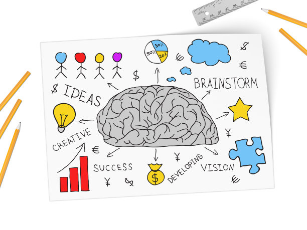 大脑开发新业务的想法图片下载