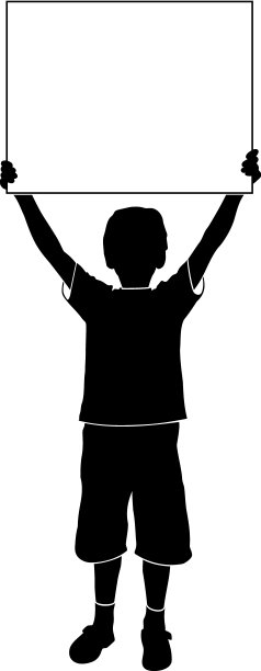 轮廓的男孩图片下载