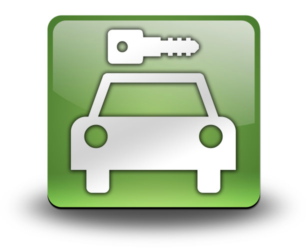图标，按钮，象形图汽车租赁图片下载