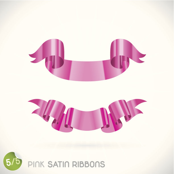 粉红色缎丝带图片下载