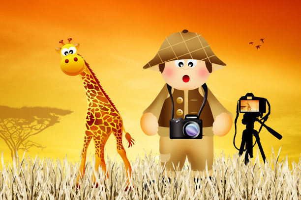 野生动物摄影师图片下载