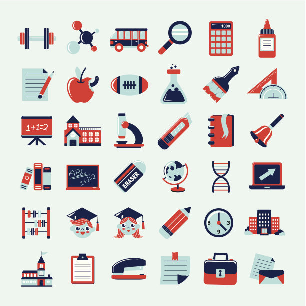 复古教育图标设置，回到学校图片下载