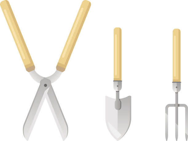 园艺工具平图片下载