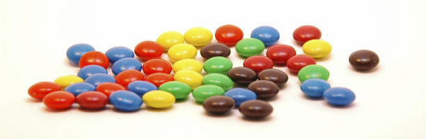 五彩缤纷的巧克力糖果图片下载