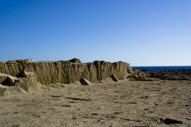 地中海的悬崖图片下载