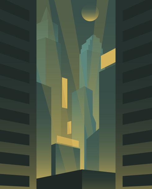 大夜城市背景图片下载