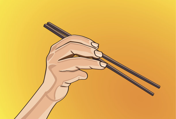 手里拿着筷子图片下载