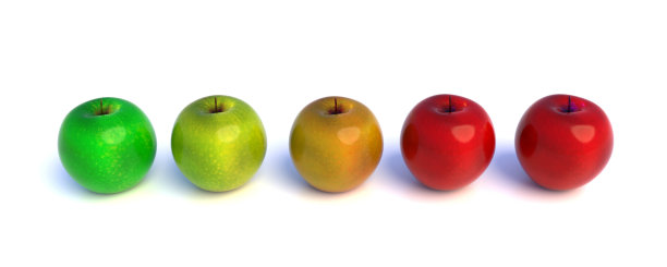 红苹果和青苹果图片下载