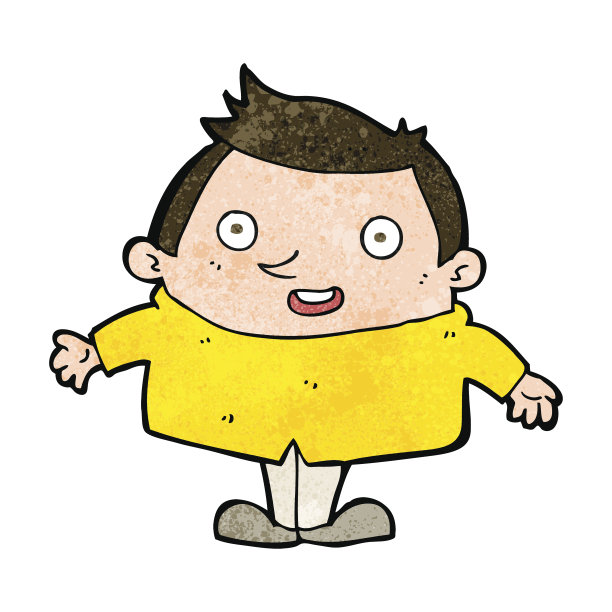 卡通快乐的人图片下载