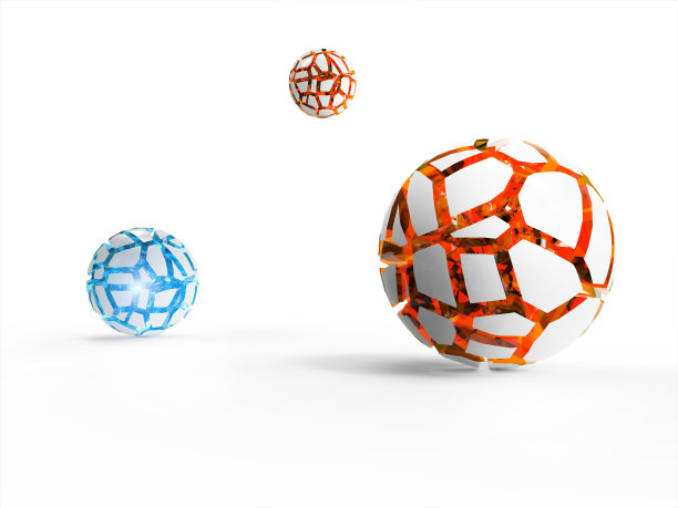 火球数字隔离背景图片下载