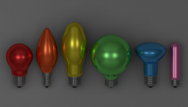 不同的灯泡图片下载