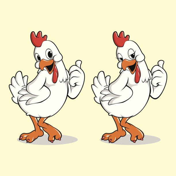 鸡的吉祥物图片下载