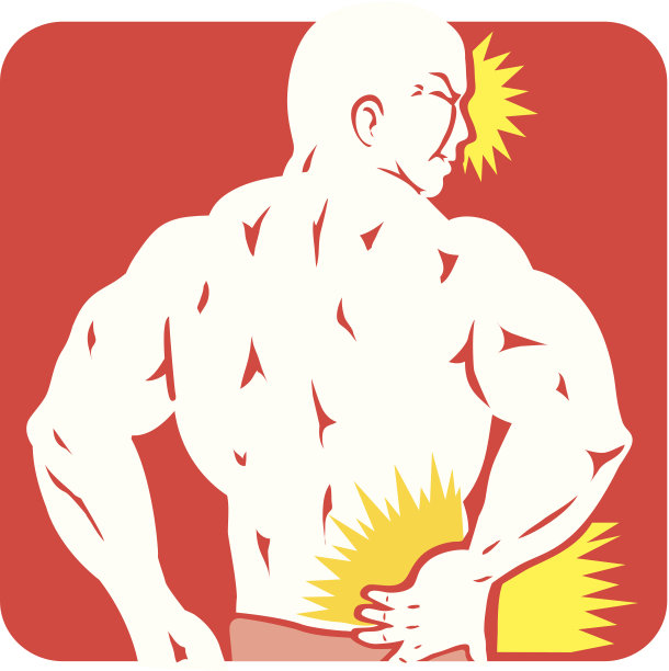 背部疼痛的图标图片下载