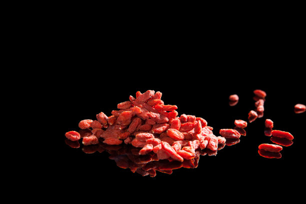 豪华的枸杞子背景。图片下载